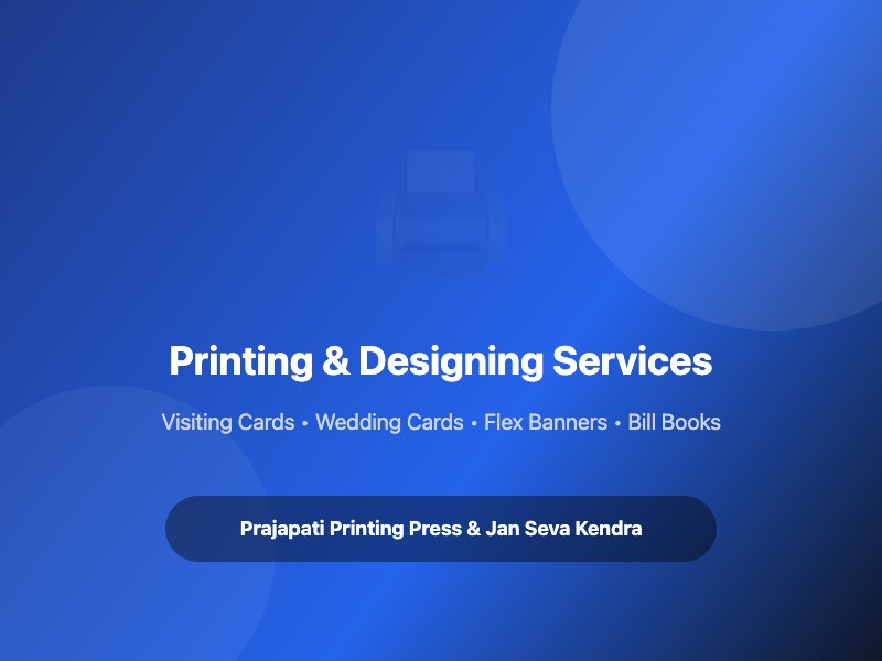Gallery image from Prajapati Printing Press & Jan Seva Kendra