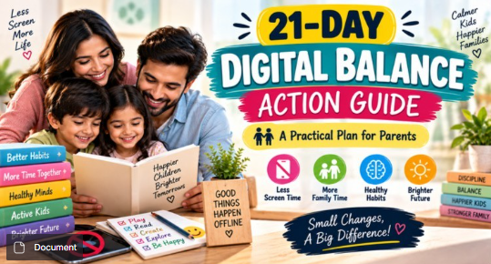 Reduce kids mobile time planner eBook