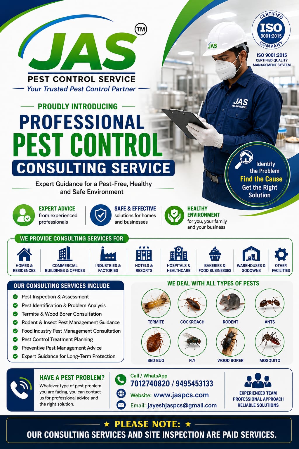 PROFESSIONAL PEST CONTROL CONSULTING