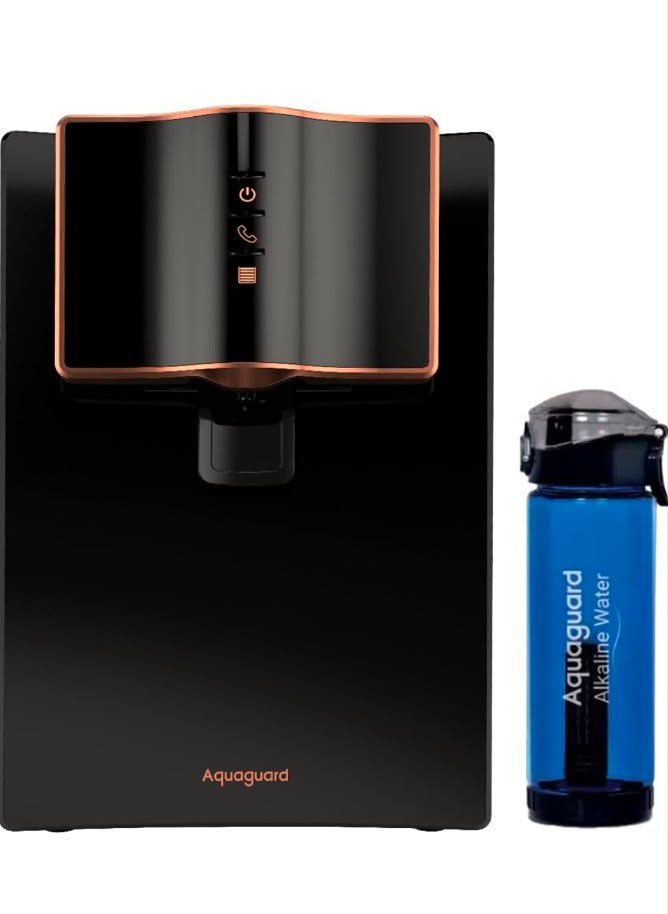 Aquaguard Designo NXT lag raha hai — Black & Copper Water Purifier.